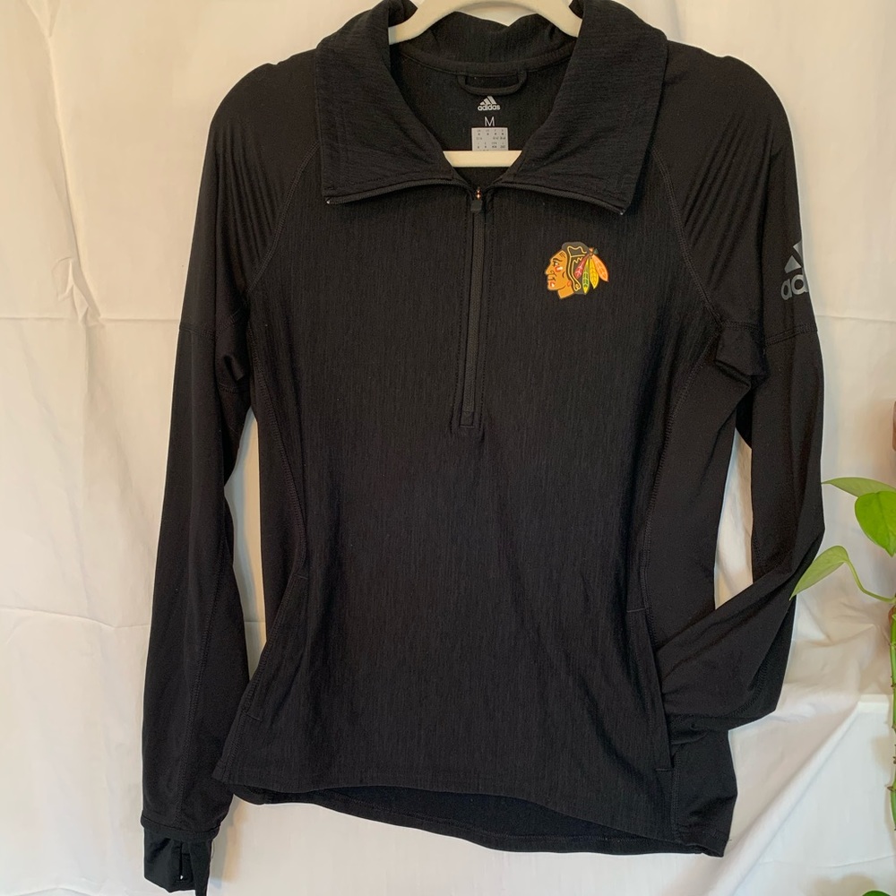 Adidas Chicago Blackhawks half zip
